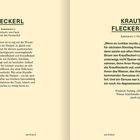 FLECKERL: Substantiv n. Diminutiv von Fleck. Plural: die Fleckerl(n). Texte beschreiben die Wiener Küche und Geschichten.