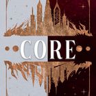 Text: "Ariel Sullivan", "CORE", "Wofür kämpfst du?", "enchanted by arsEdition". Illustration zweier Städte, geteilt in Grau und Rot.