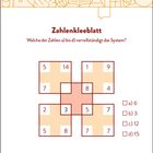 "Zahlenkleeblatt: Welche der Zahlen a) bis d) vervollständigt das System? Optionen: a) 6, b) 3, c) 12, d) 15."