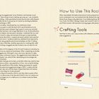 "Hiya! How to Use This Book. Crafting Tools. Colored Pencils, Crayons, Sharpener, Eraser, Sketchbook, Ruler. Take care! Erin."