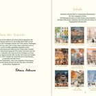 Links steht "Über die Autorin", rechts ein Inhaltsverzeichnis mit Illustrationen von Pariser Szenen, z.B. "14. Juli in Belleville".