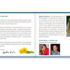 Liebe Hörerin, lieber Hörer! Texte über Löwenzahn als Heilpflanze und Informationen über Barbara Simonsohn. Fotos von Personen.