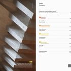 Text: Inhaltsverzeichnis mit markierten Abschnitten A-D. Linke Bildhälfte zeigt eine strukturelle Oberfläche mit Beleuchtungseffekten.