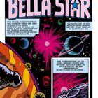 Der Titel "BELLA STAR" steht in großen rosa Buchstaben. Darunter sind bunte Planeten und ein heller Stern vor einem schwarzen Hintergrund.