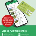 Greenfee-Gutscheine in der App. Anleitung: App laden, einloggen, Gutscheine abrufen, aktivieren, einlösen. Albrecht Golf Card App.