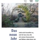 01 Freitag, 02 Samstag, 03 Sonntag. Januar. Das neue Jahr sieht mich freundlich an... Johann Wolfgang von Goethe. Wintergarten.