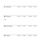 Kalender für April/Mai 2027, 17. Woche. Daten: 26.–30. April, Montag bis Freitag, mit Sunrise-, Sunset-, Mondaufgang-/untergangszeiten.