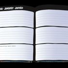 "JANUAR · JANUARY · JANVIER", Woche 1, Daten 4-10, Montag bis Sonntag, Feiertag: Heilige Drei Könige am 6.  
