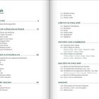 Inhalt mit Seitenzahlen: Einleitung 6, Englische Königsschlösser 13, Englands Kathedralen 45, Country Houses 93.