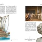 I. HISTORISCHER HINTERGRUND, IMPERIUM LEGIONIS; Illustration: Römische Trireme, Gemälde: antike Versammlung, Skulptur.