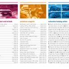 autodrom test und technik: Abarth, Alfa Romeo, Audi ... Seite 8-10. autodrom magazin: Alfa Romeo Junior ... Seite 52-53. autosalon katalog seiten: A: Abarth 130; Alfa Romeo 130.