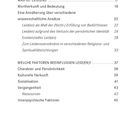 Text "Inhalt" oben, mit Kapiteln wie Vorwort, Einführung, und "WAS IST LEID(EN)?" gefolgt von Untertiteln und Seitenzahlen.