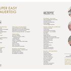 "SUPER EASY SAUERTEIG" oben. Links "WISSEN" mit Themen zu Sauerteig und Analyse. Rechts "REZEPTE" für Anfänger und Fortgeschrittene.
