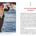 Ernst, v. Wolzogens Buntes Theater (Überbrettl) Gastspiel, Berliner Secessionsbühne Alexanderstr. ©1901.