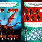 Das Team der Ninja muss die Quelldrachen schützen. Wer ist der wahre Geist des Tempels? Markiere den Pfad zu Zanes Fahrzeug.