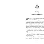 Prolog: Die Unterwelt. Text über Finn und Deryn, die in einem Höhlentunnel klettern. Das Logo zeigt ein verschlungenes Muster.