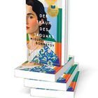 "Der Traum des Jaguars", Roman von Miguel Bonnefoy. Bayerns beste Independent Bücher 2026. Cover mit Frauenporträt.