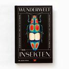 "WUNDERWELT DER INSEKTEN". Buchcover mit einem bunten Käfer in der Mitte; Name des Autors unten.