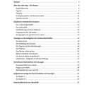 Inhaltsverzeichnis: Themen von Vorwort, Romankapitel, Lehrmethoden, Schülermaterialien bis Klassenarbeit. Seitenzahlen: 3-65.