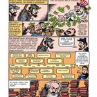 "Krieg zwischen den Wirtschaftssystemen. Wir wollen sehen, was Karl Marx in England macht." Illustration mit historischen Figuren.