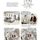 Texte: "Ida richtete es...", "Miša, mein Junge!", "Du, Miša, stimmt es...", "Meine Leute...", "Sag mal, Miša...", "Bekommst ihr nicht...", "Das haben sie..."

Illustration: Verschiedene Szenen mit einer Person namens Miša, Gespräche und Alltagsmomente.