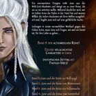Texts: Band 4 der actionreichen Reihe. Vielschichtige Charaktere in dystopischem Setting mit Fantasy-Vibes.

Illustration: Frau mit weißen Haaren und Zöpfen.
