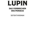 "MAURICE LEBLANC | LUPIN | DAS VERBRECHEN DES PERSEUS | DETEKTIVROMAN | Unten ein rotes Aionas-Logo."