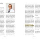 Text: "Geleitwort", "DIE GUTE NACHRICHT: DER STOFFWECHSEL IST FORM­BAR.", "Geleitwort 4", "Geleitwort 5".

Beschreibung: Ein Mann in einem Porträt, lächelnd, Brille, helle Kleidung. Mehrspaltiger Text mit Hervorhebungen.