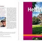 Text: Detlef Dreßlein, Helsinki, 1. Auflage 2026. Foto: Kirche unter blauem Himmel, grüner Park.