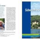 Text: "Südwestfrankreich, Marcus X. Schmid, 12. komplett überarbeitete und aktualisierte Auflage 2026." Links Biografie von Marcus X. Schmid. Foto von Fluss und Schloss mit Wald.