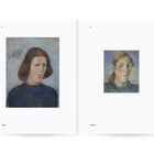 Links „Sabine“, rechts „Gabriele“. Zwei Gemälde von Frauen mit ruhigem Ausdruck und unterschiedlichen Haarfarben.