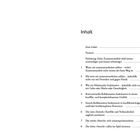 Inhalt: Vorwort (Seite 11), Einleitung (Seite 17), Kapitel 1-8 mit unterschiedlichen Themen und Seitenzahlen bis 177.