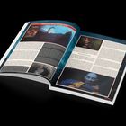 Text: "BRENNEN MUSS SALEM (1979)". Offenes Magazin mit Bildern und Artikeln über Horrorfilme.