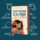 Buchtitel: "UND WENN ICH MIR selbst vertraue". Beschrieben wird eine emotionale Reise und Identitätsfindung.