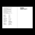 Links sind Publikationsdetails und rechtliche Hinweise zu "Daniel Arbeitsheft". Rechts steht "DANIEL ARBEITSHEFT".