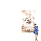 Ein Plakat mit "TRIPTRAVEL" und "Ne rêvez plus votre vie... VIVEZ VOS RÊVES". Ein Mann betrachtet es.