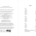 Links: Kontakt und Publikationsinformationen. Rechts: Inhaltsverzeichnis mit Akten und Szenen, nummeriert mit Seitenzahlen.