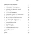 Inhaltsverzeichnis mit Kapiteln zu Schiffsreisen von Seekrankheit bis Kreuzfahrten. Kapitelnummern und Seitenangaben.