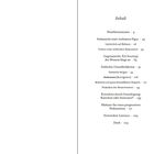 "Inhalt" steht oben. Darunter folgen Kapiteltitel mit Seitenzahlen, beginnend bei "Hotelbettentesten" auf Seite 9.