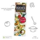 „2027 Küchen Notizkalender mit tollen Rezepten“, enthält Bilder von Speisen und ist als praktischer Wandkalender gestaltet.