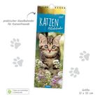 KATZEN 2027 Notizkalender. Praktischer Wandkalender für Katzenfreunde. Größe: 12 x 35 cm. Nachhaltiges Papier. Süßes Kätzchen.