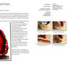 Lektion 42 Erdbeerchips. Zutaten: ½ Eiweiß, 50 g Puderzucker, 6 große Erdbeeren. Zubereitung in Text und Bildern erklärt.