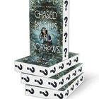 "Chased by Sins and Sorrows" von Ophelia L. Nightfall. Illustration von dichtem Laub und einer Frau mit dunklem Haar.