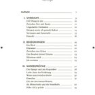 Inhaltsverzeichnis mit Kapiteln: Auftakt, Vorraum, Begegnungen, Widersprüche und deren Seitennummern.