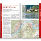 Text: "WANDERERLEBNIS NIEDERÖSTERREICH", "Blumenpracht am Stiftsplatz vor dem Stift Klosterneuburg". Links Artikel; rechts Kirche mit Blumen.