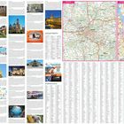 Texte: "Dresden, wunderbares Elbflorenz!", "Sehenswürdigkeiten", "Straßenverzeichnis". Links Bilder, rechts Karte.