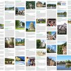 Kartentitel: "Hameln - Bad Pyrmont - Nordlippe", bunte Karte mit Städten, Flüssen und Wanderwegen, Norddeutschland.