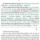 Kapitel 1. Französisch-deutscher Text über eine Frühlingsszene in Saint-Clair-sur-Epte und Vorbereitungen für Ostern.