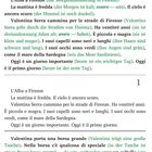 "Capitolo 1" Einführung in Florenz’ Morgen; Valentina, 23, kleine, hagere Frau mit langen, schwarzen Haaren und grünen Augen.