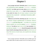 Kapitel 1: Englischer Text mit deutscher Übersetzung. Zitate über Rat und Kritik. Zahl 7 unten.